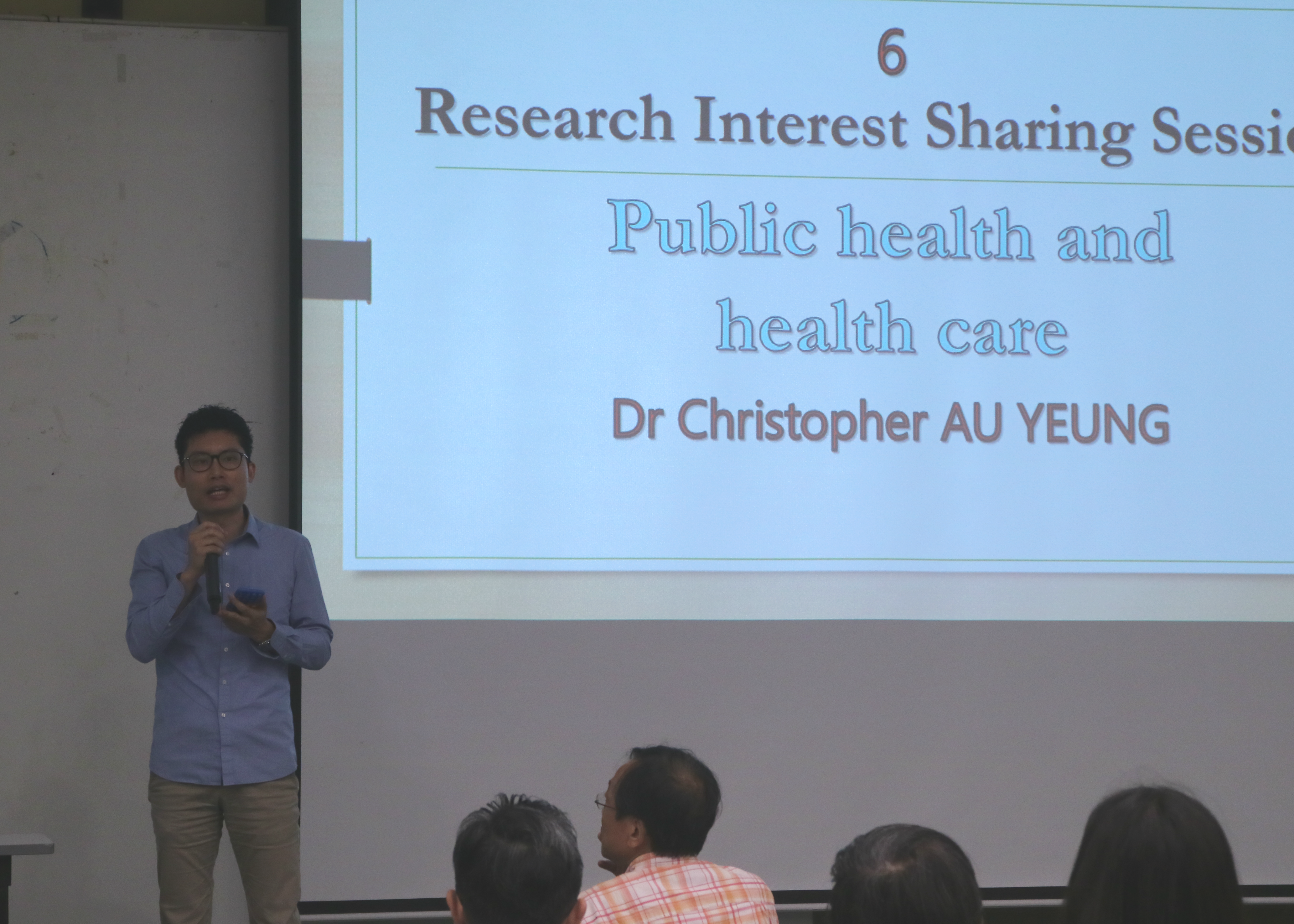 Dr. Christopher Au Yeung’s sharing 歐陽晧江博士之分享