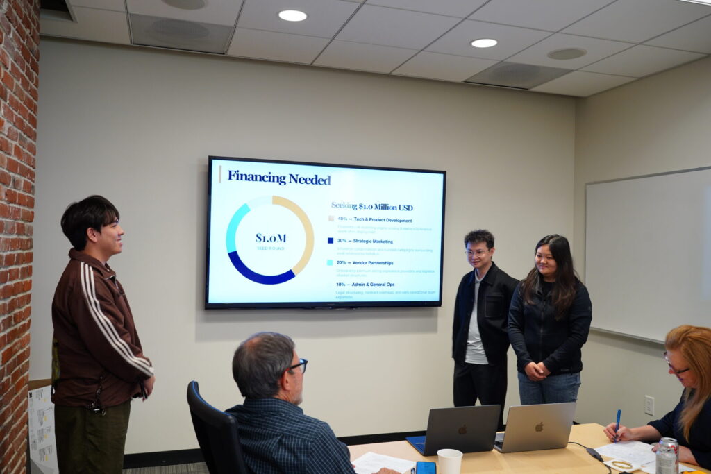 Student Zoe summarized her USF coursework experience building an AI-powered gift platform.