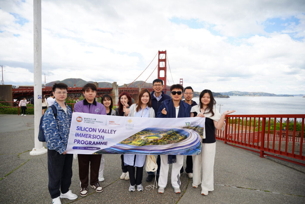 Students also explored San Francisco’s landmarks, including the Golden Gate Bridge and the USF campus, gaining a broader appreciation of the cultural context that supports innovation and higher education.