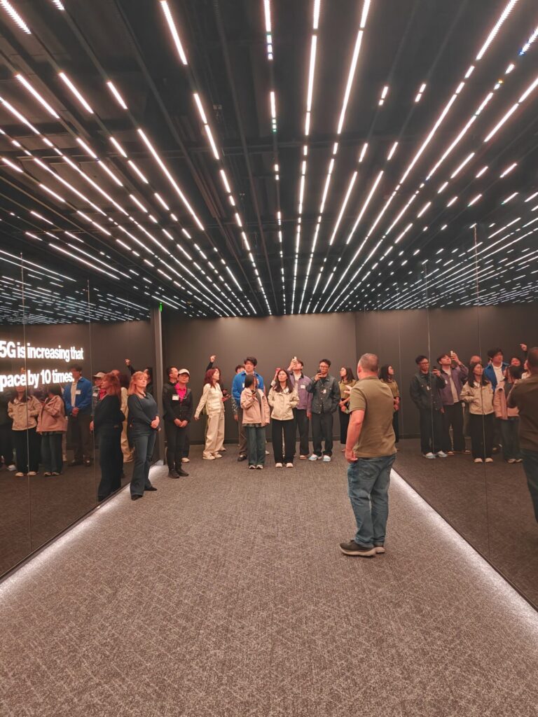 Visits included Verizon Innovation Lab, Plaud AI, Plug and Play, and the Google campus, offering first-hand exposure to startup ecosystems and corporate innovation.