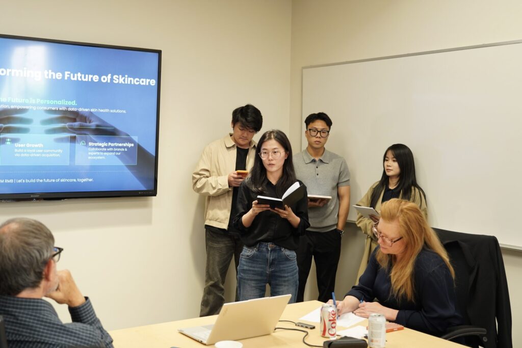 Through workshops and coaching sessions, students enhanced their skills in elevator pitching and business presentations. These activities strengthened their ability to communicate ideas clearly and confidently.